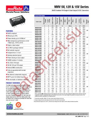 NMV0505DAC datasheet  